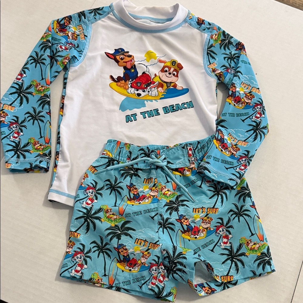 Kids Swim Set - Blue Paw Patrol